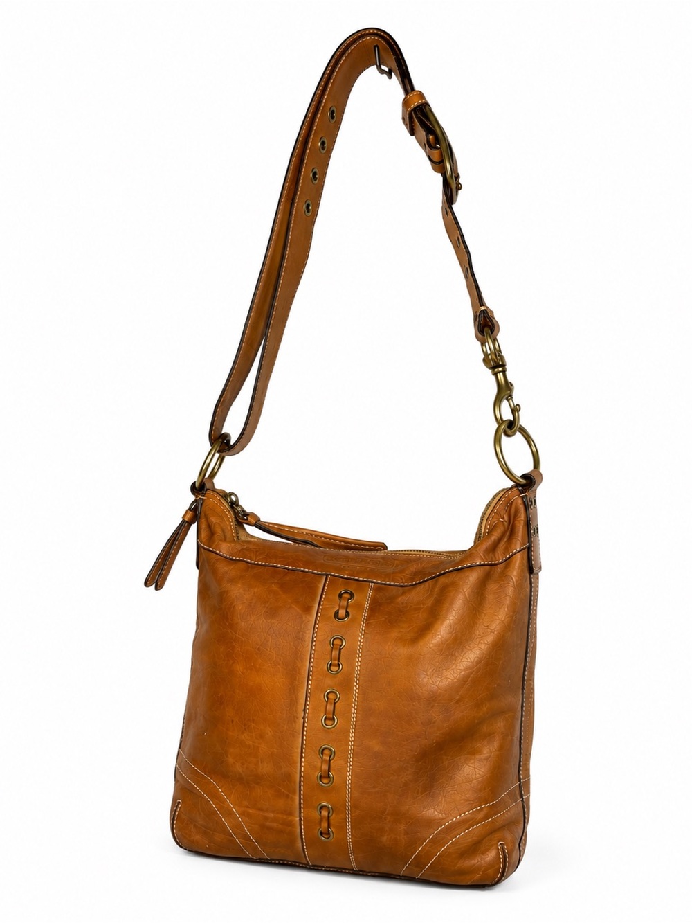 Vintage Coach Chelsea Laced Duffle Crossbody Shoulder Bag 10399